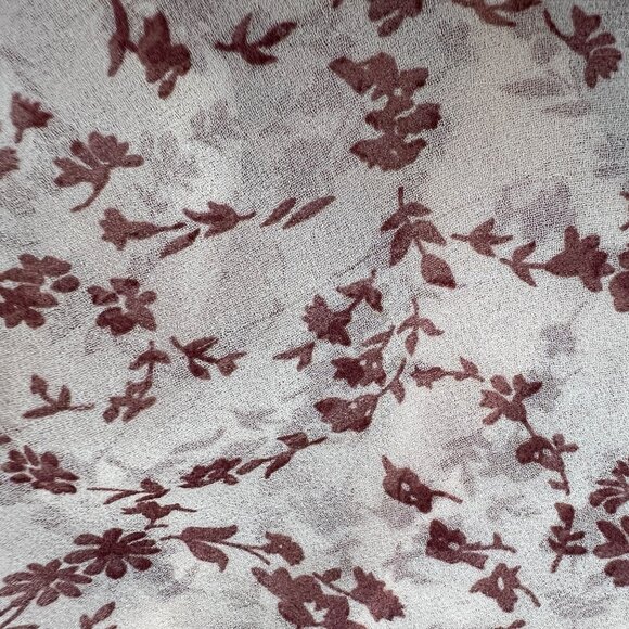 Bardot Floral Wrap Tie-Front Long-Sleeve Blouse Pink Red Size US 8 Medium - Picture 16 of 16